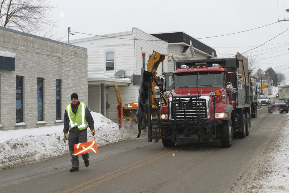 Le déblayage est commencé à Windsor