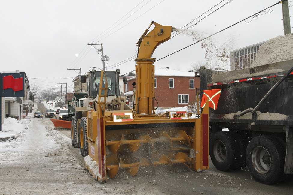 Le déblayage est commencé à Windsor