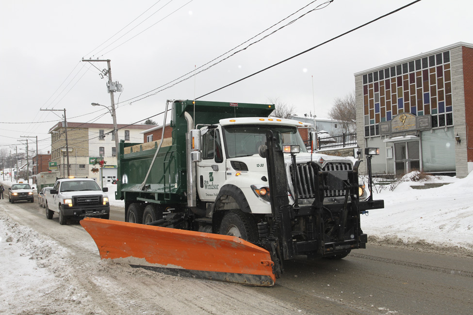 Le déblayage est commencé à Windsor