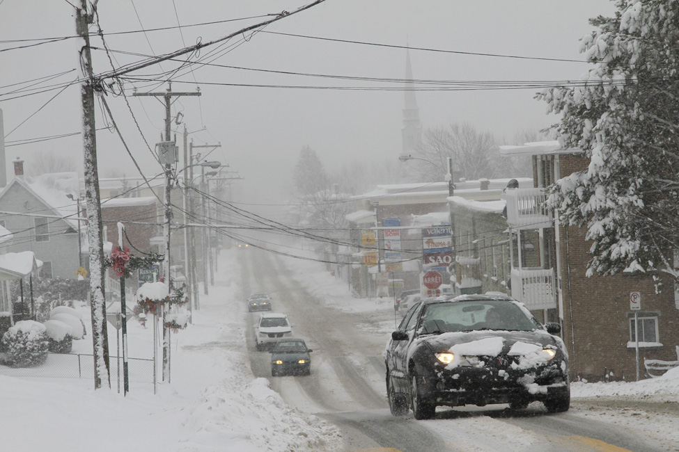 L'hiver commence en retard!