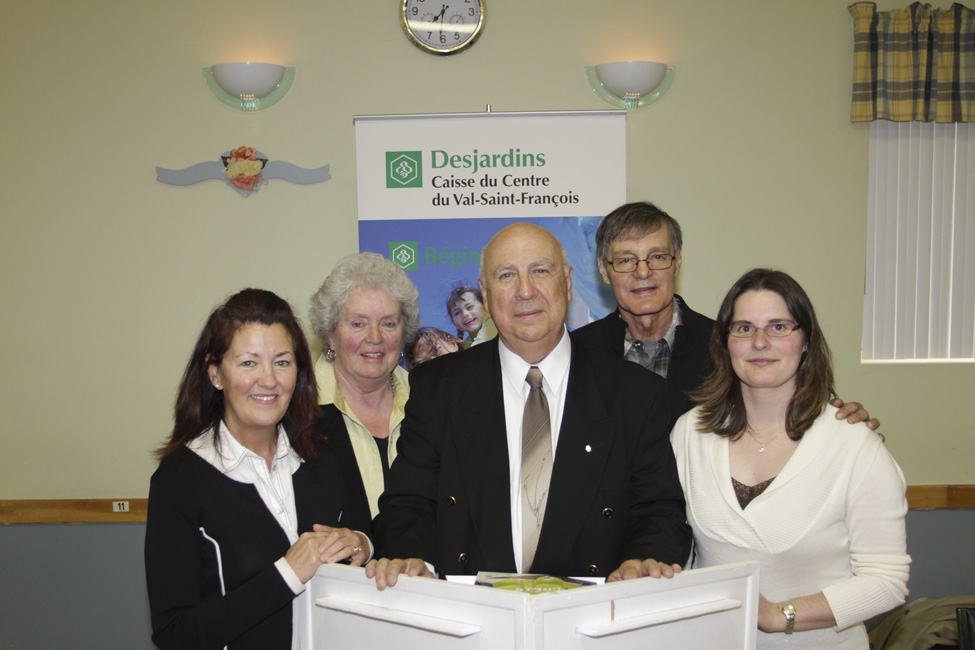 1re assemblée générale de la Caisse Desjardins du Centre du Val-Saint-François