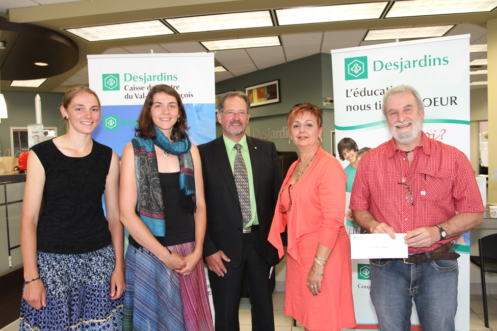33 833 $ en aide aux organismes - Caisse Desjardins du Centre du Val-Saint-François
