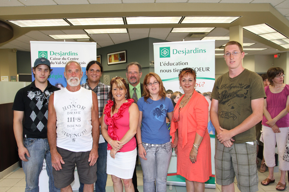 33 833 $ en aide aux organismes - Caisse Desjardins du Centre du Val-Saint-François