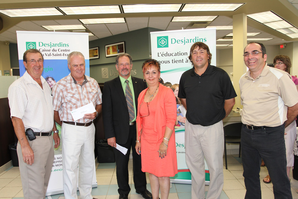 33 833 $ en aide aux organismes - Caisse Desjardins du Centre du Val-Saint-François
