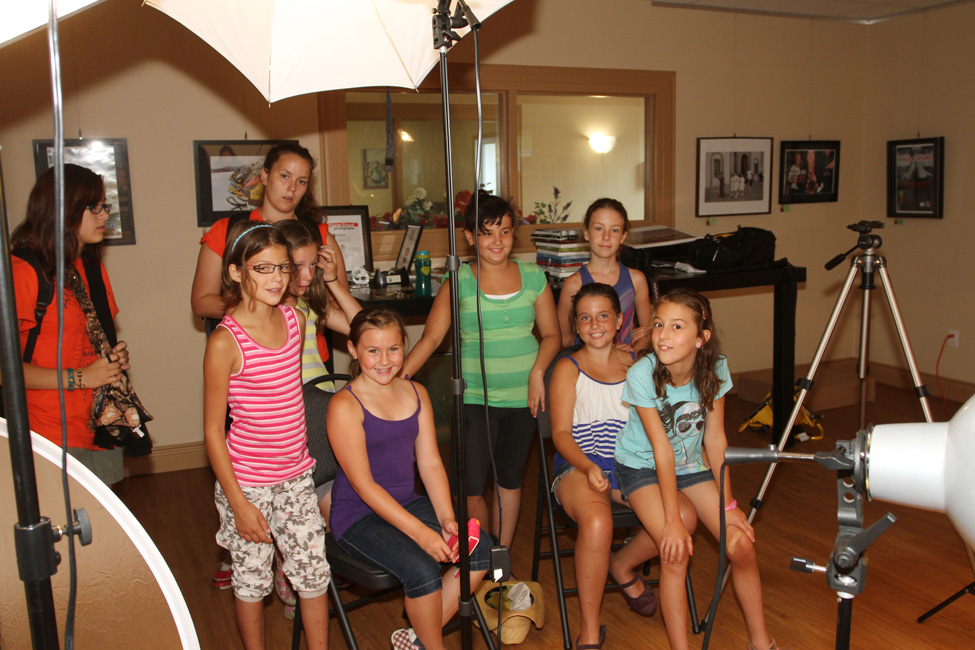 Activité photo en studio pour le SAE de Windsor
