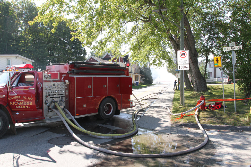 Incendie à Richmond