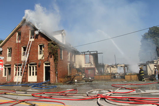Incendie à Richmond