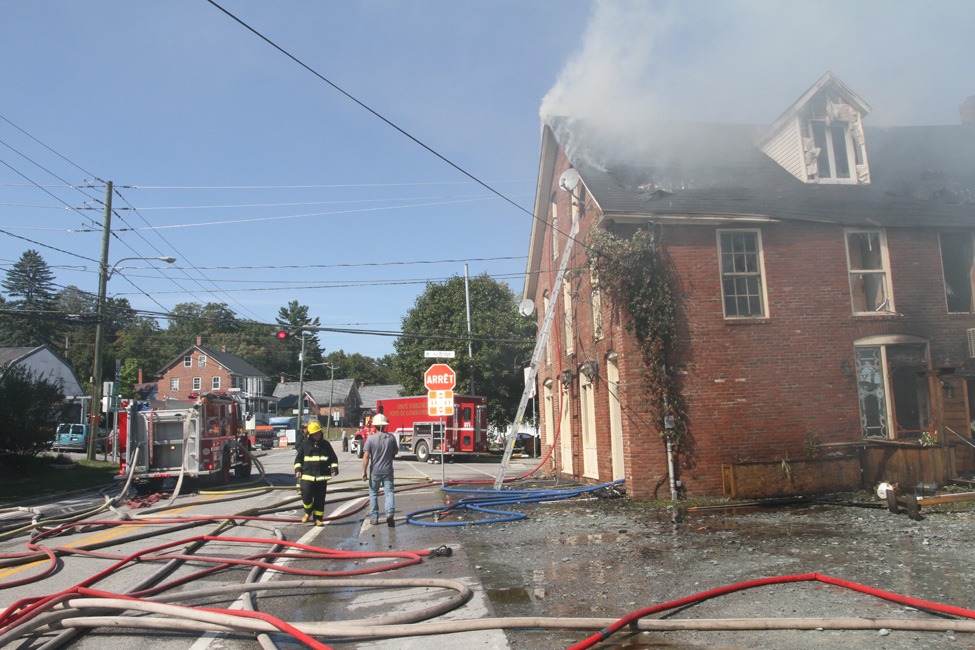 Incendie à Richmond