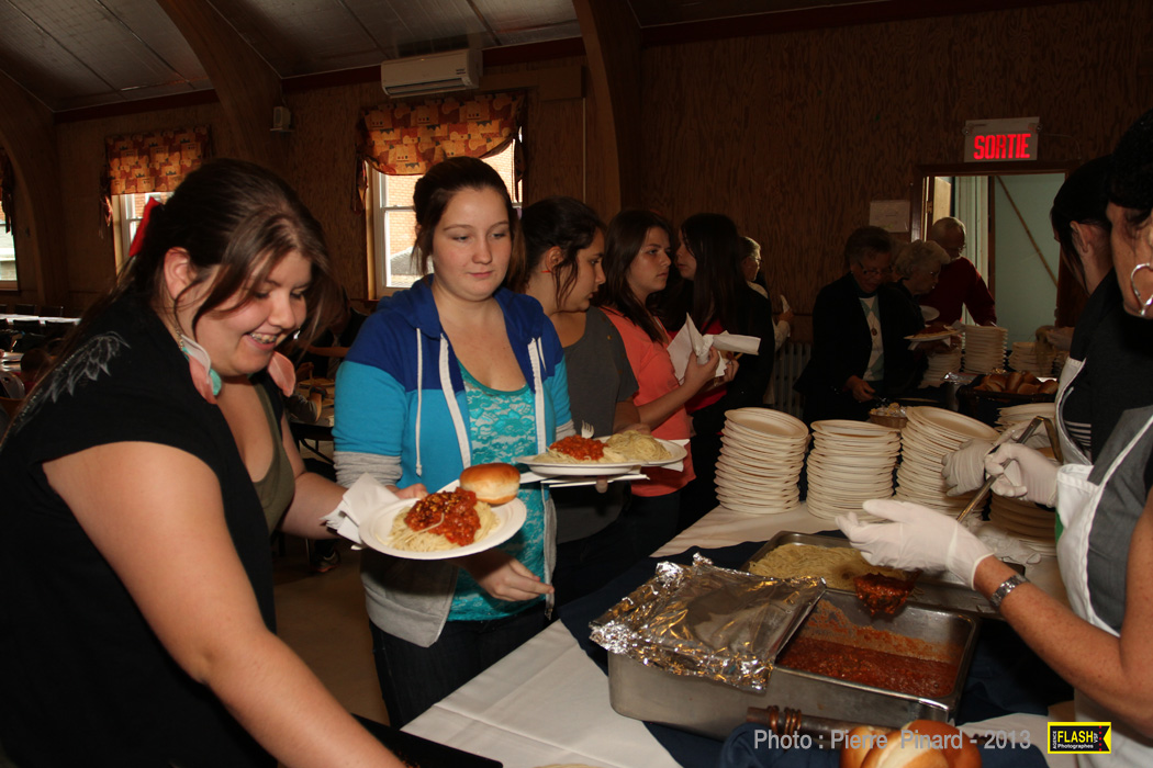 Souper au spaghetti à Windsor