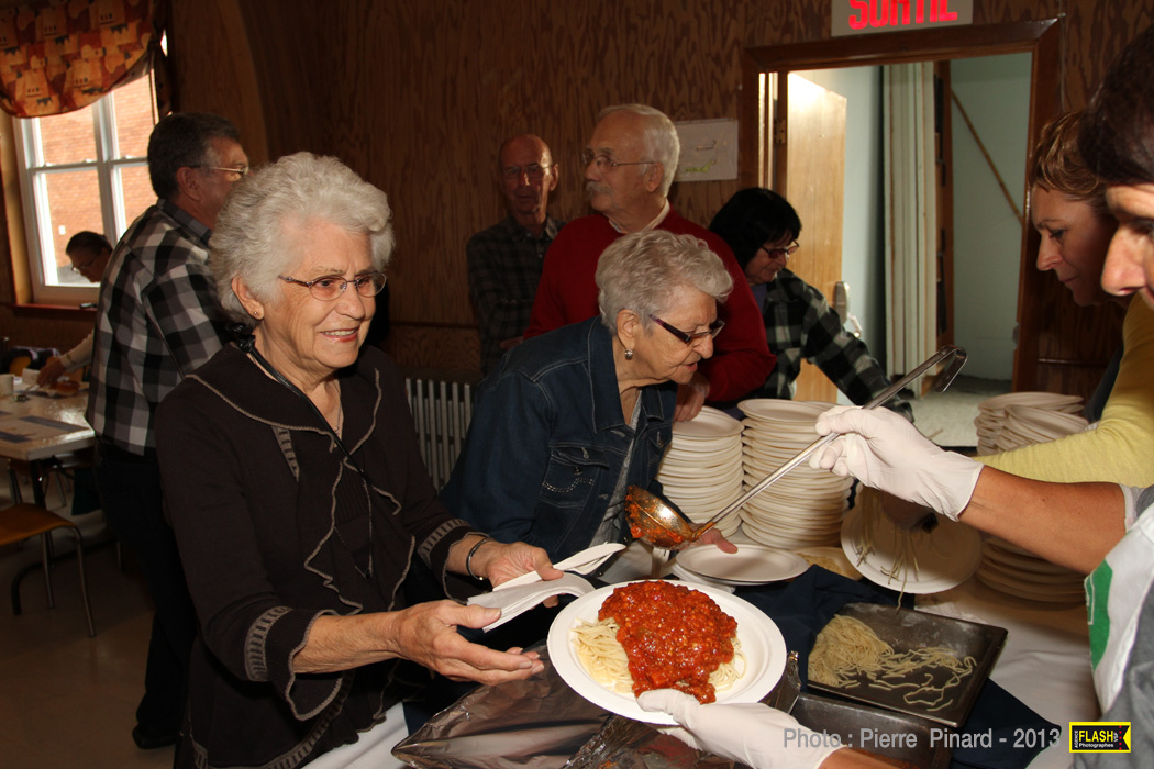 Souper au spaghetti à Windsor