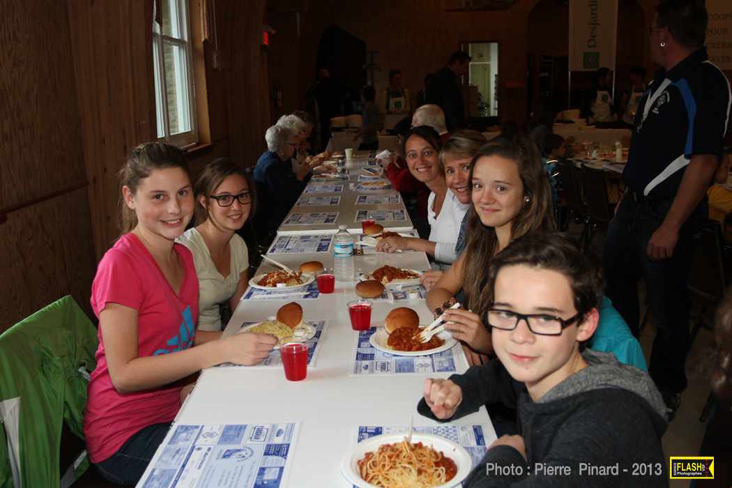 Souper au spaghetti à Windsor