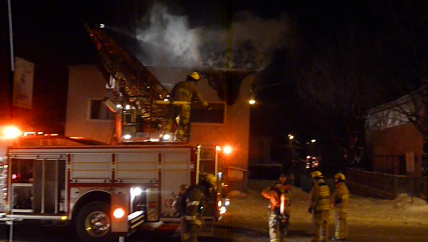 Incendie a la friperie rue St Georges
