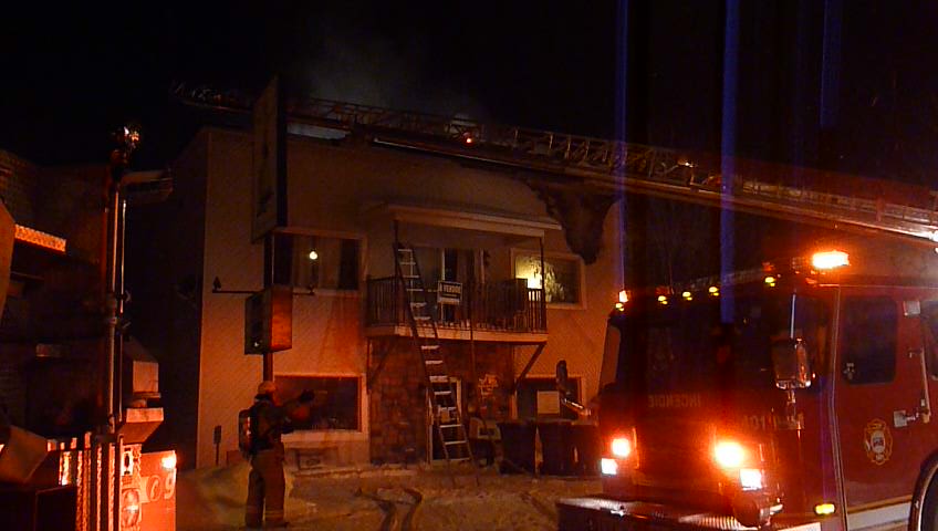 Incendie a la friperie rue St Georges