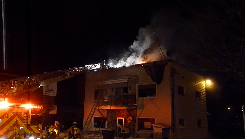 Incendie a la friperie rue St Georges