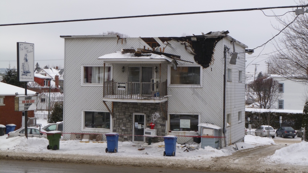 incendie à la friperie rue St-Georges