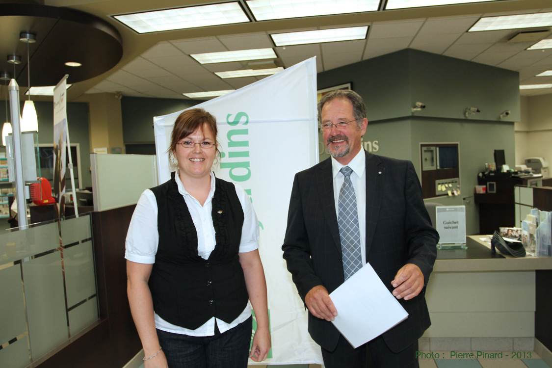 Desjardins CDCVSF aide aux organismes du milieu