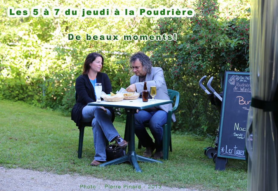 5 à 7 de la Poudrière le jeudi