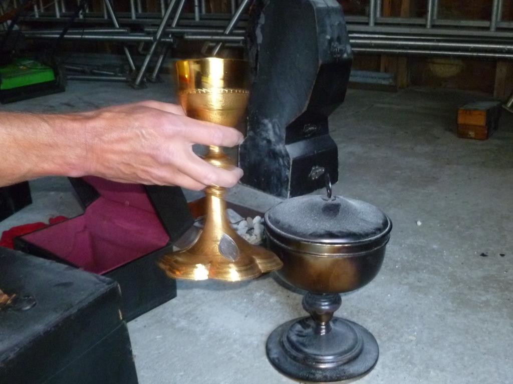 Démolition église. trésor retrouvé