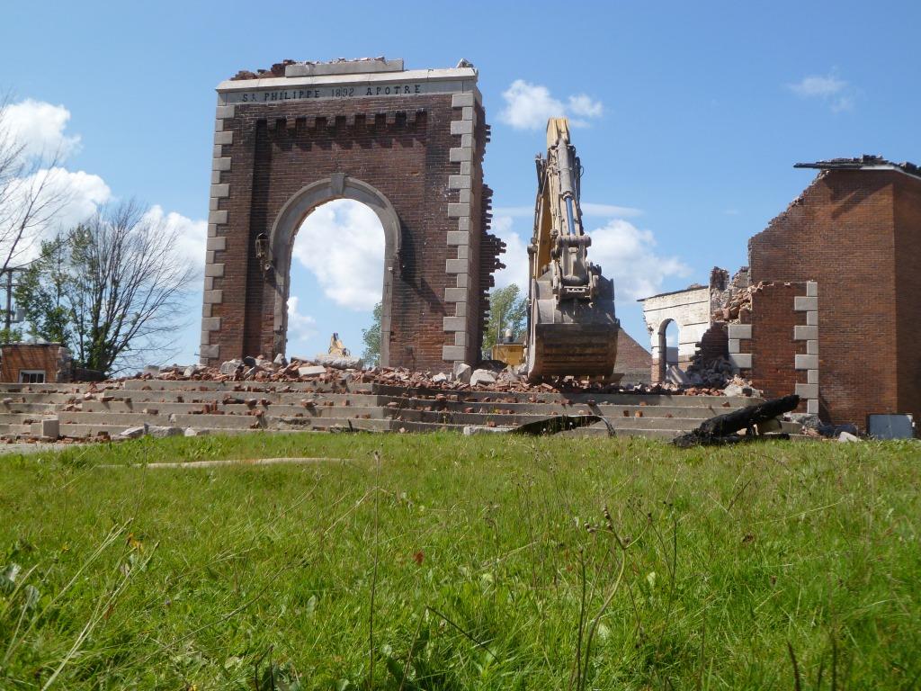 Démolition église