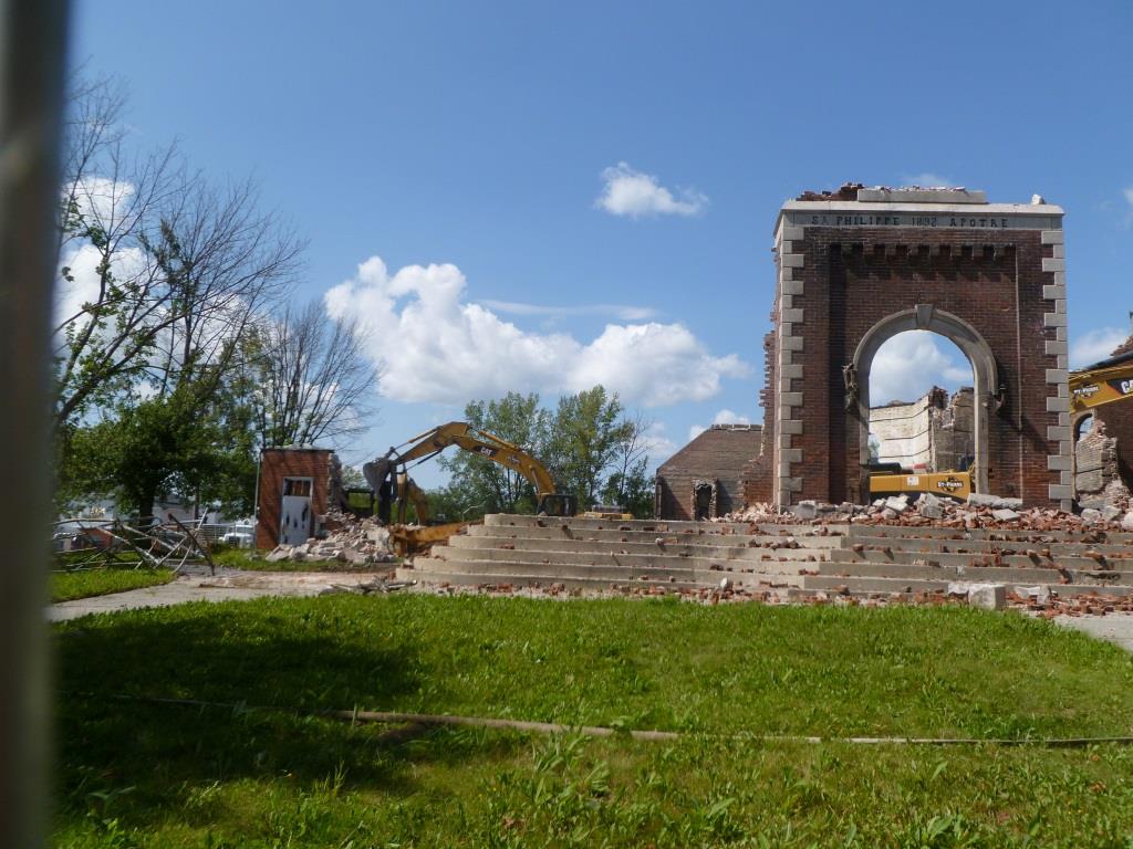 Démolition église