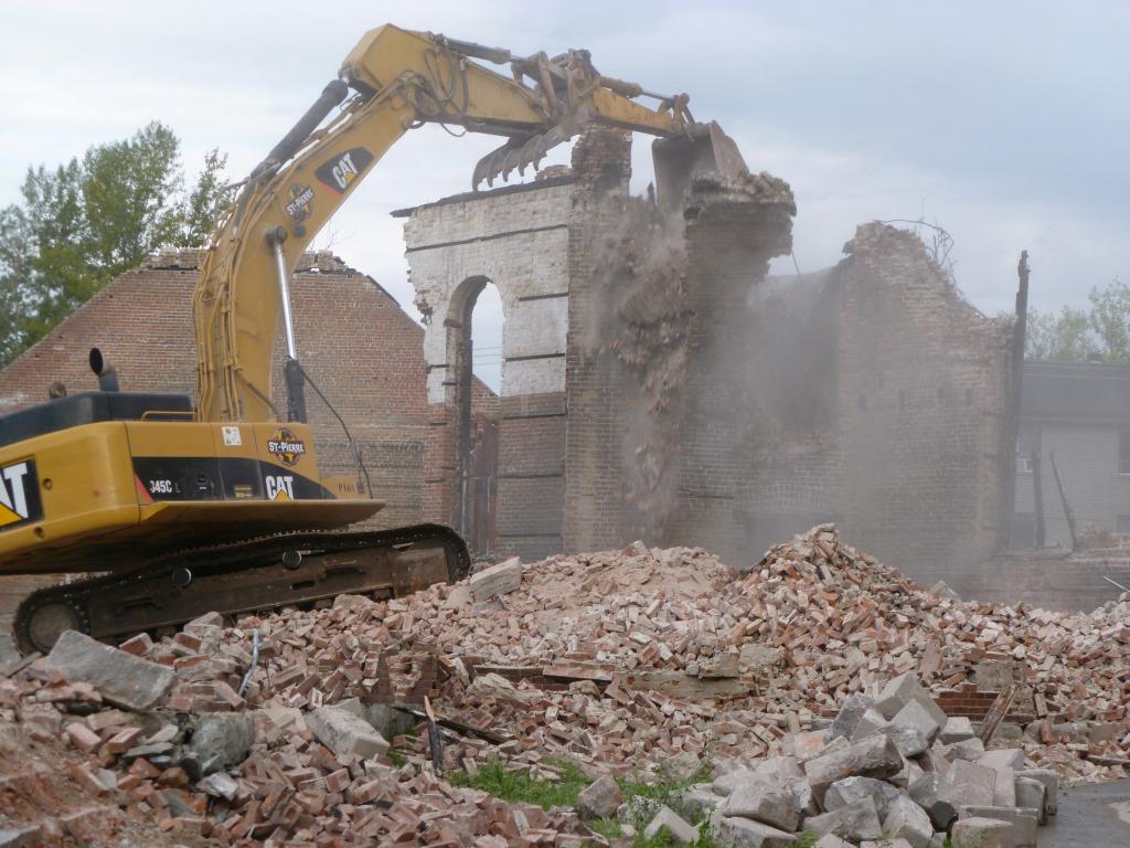 Démolition église