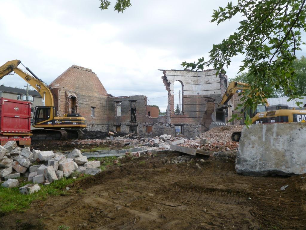 Démolition église