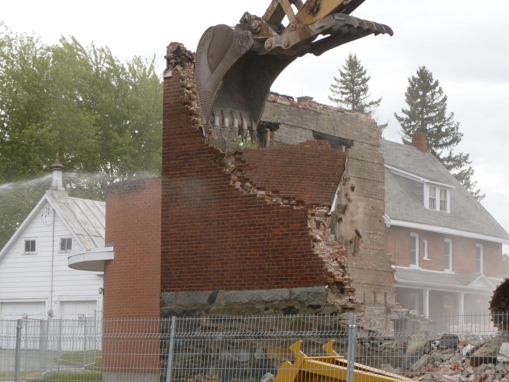 Démolition église