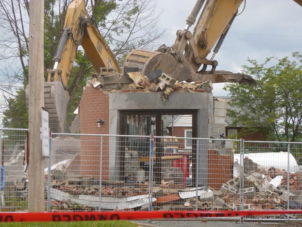 Démolition église