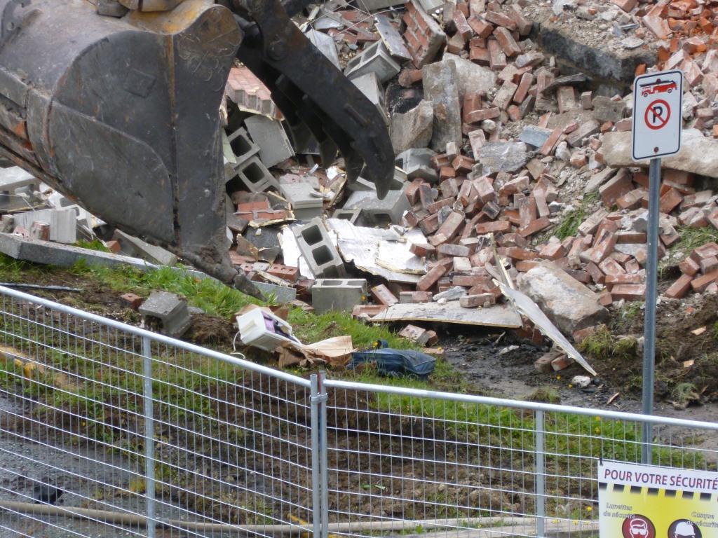 Démolition église