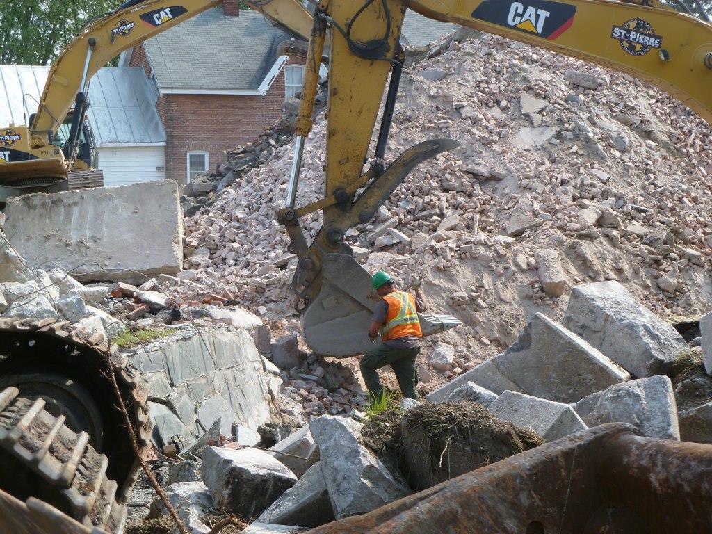 Démolition église