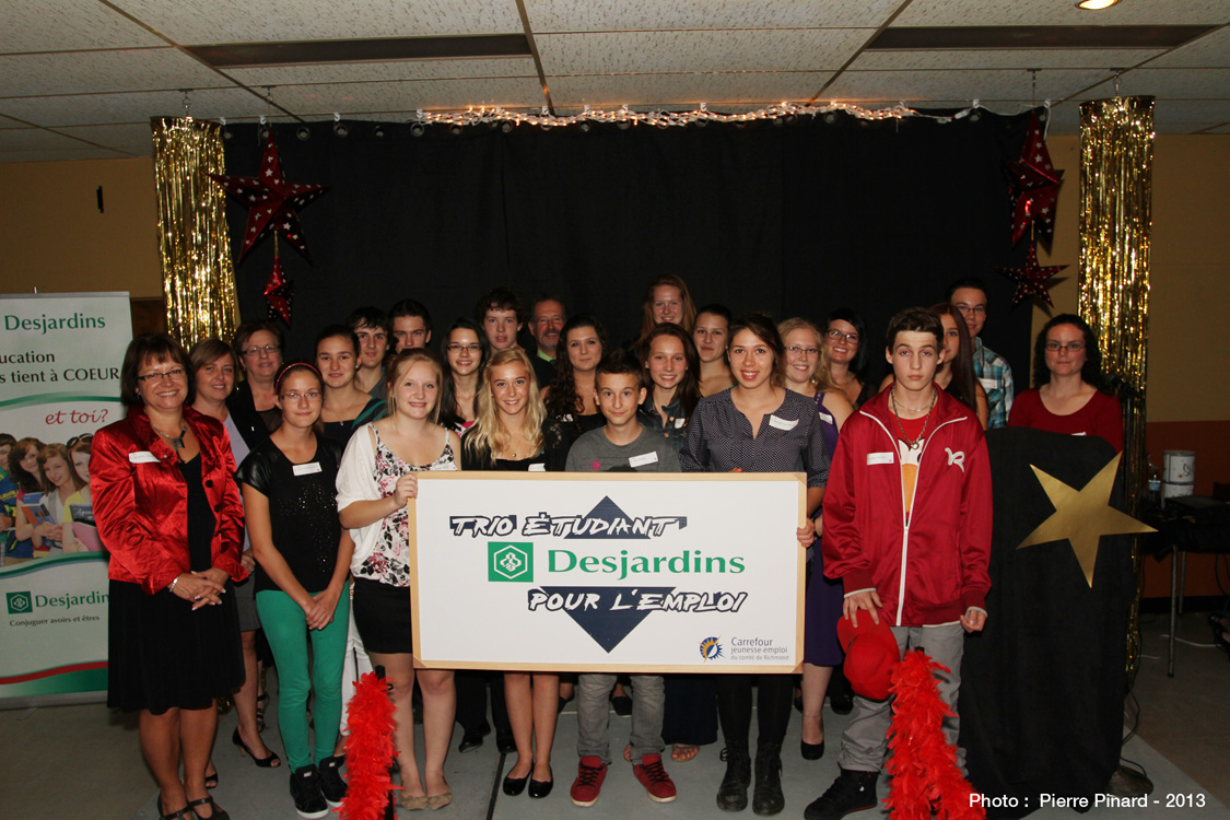 Trio étudiant Desjardins pour l'emploi