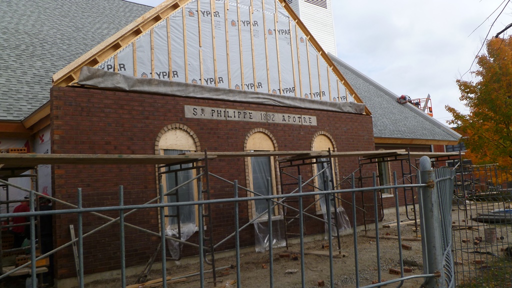 Reconstruction de l'Église