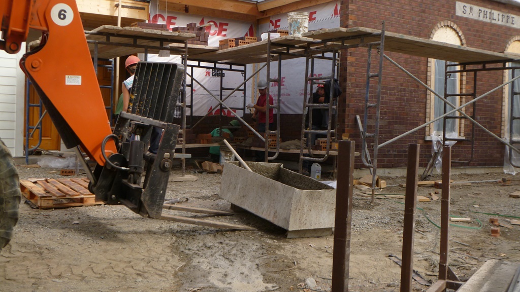 Reconstruction de l'Église