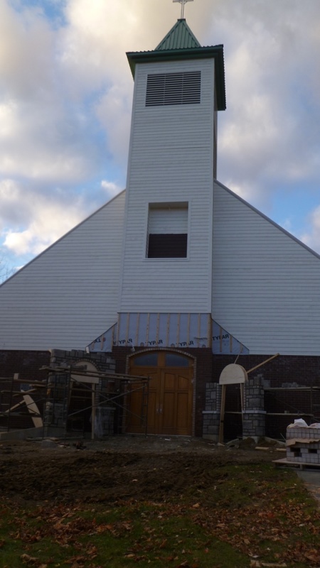 Reconstruction de l'église