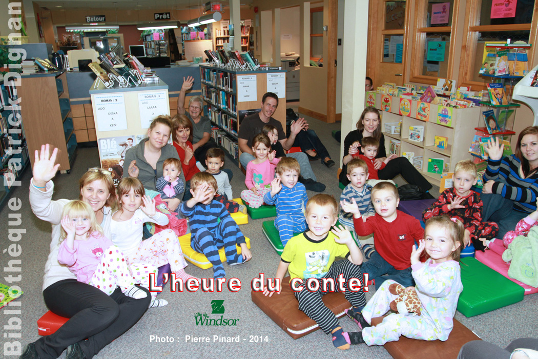 Biblio Patrick-Dignan et l'heure du conte