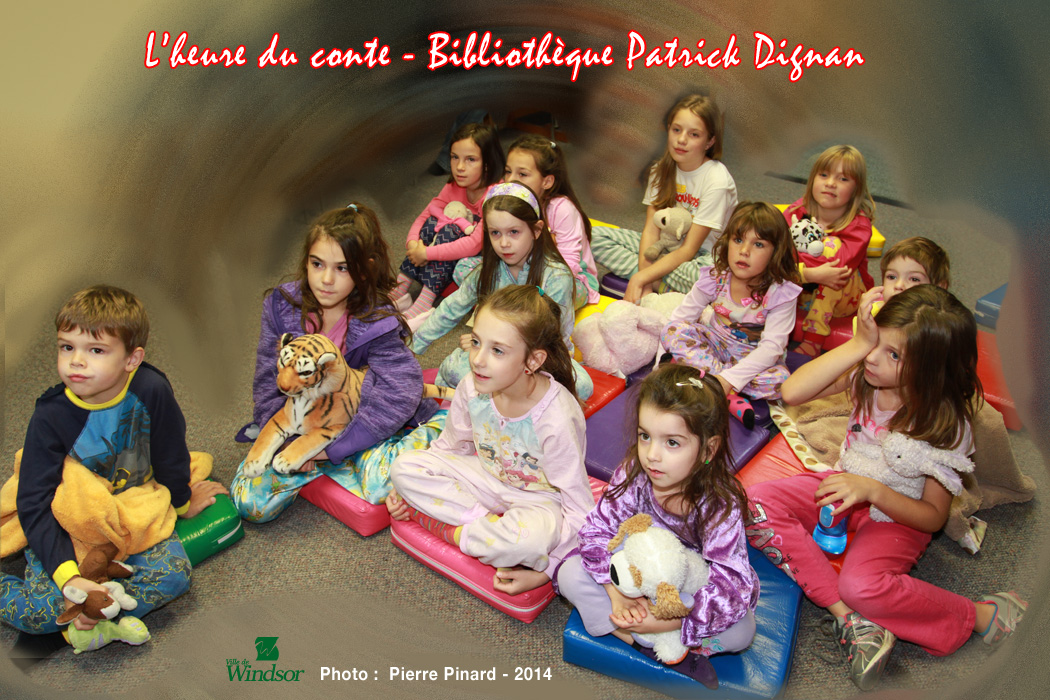 Biblio Patrick-Dignan et l'heure du conte