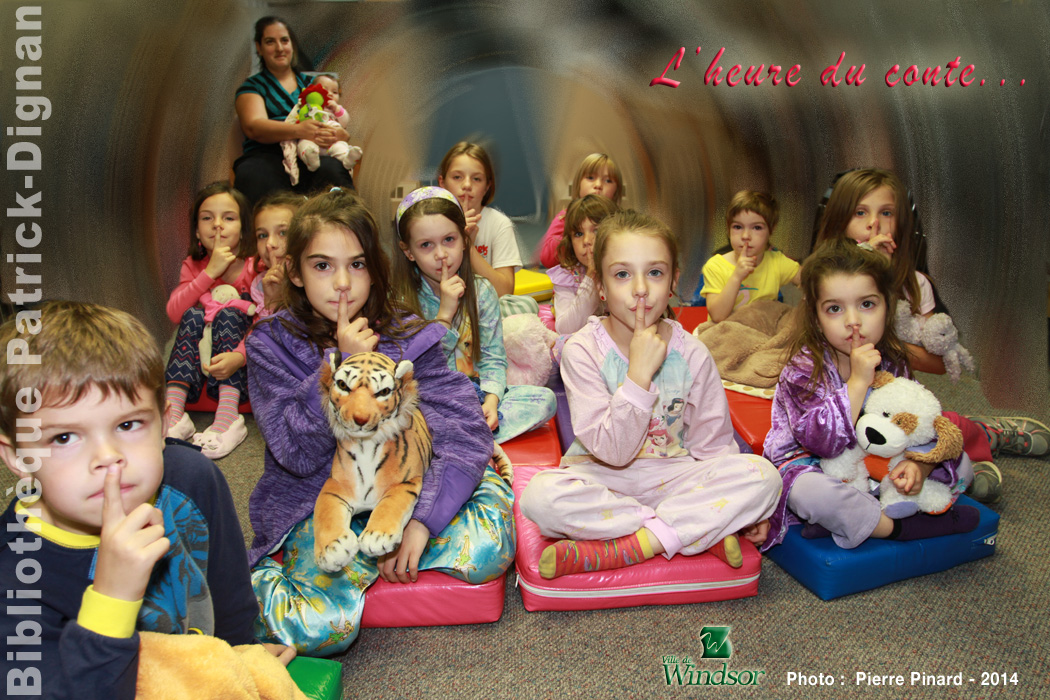 Biblio Patrick-Dignan et l'heure du conte