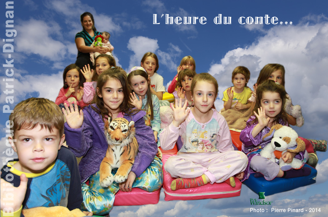 Biblio Patrick-Dignan et l'heure du conte