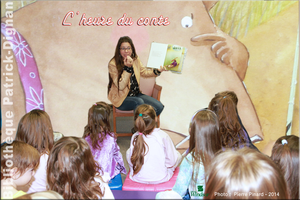 Biblio Patrick-Dignan et l'heure du conte