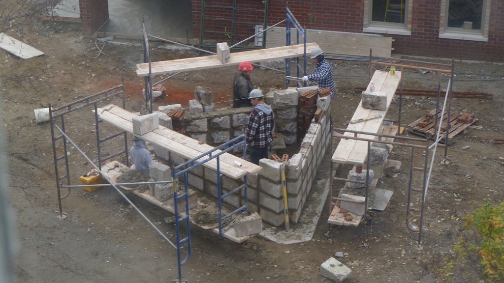 Reconstruction de l'église