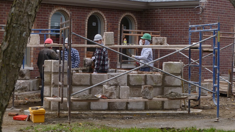 Reconstruction de l'église