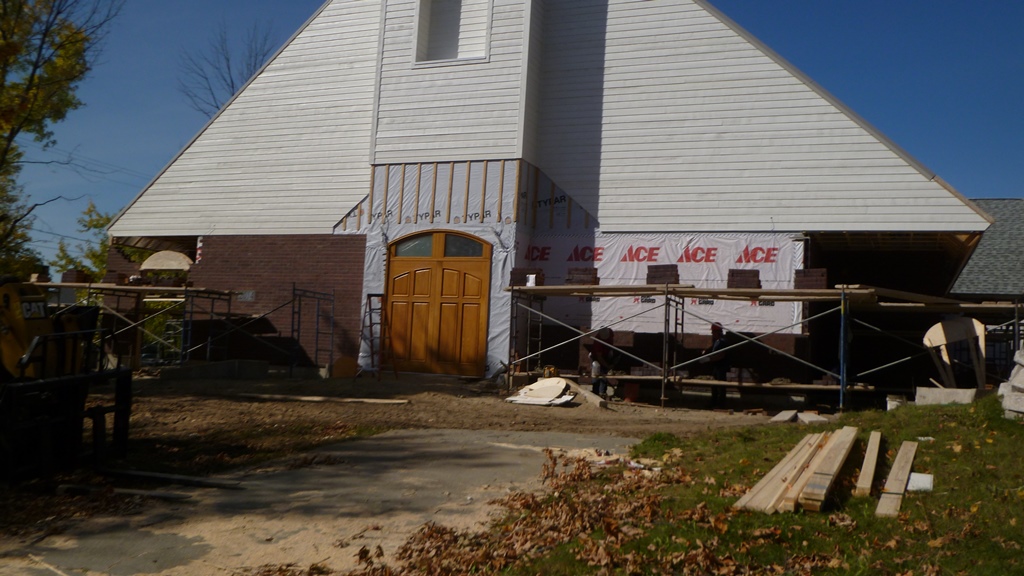 Reconstruction de l'église