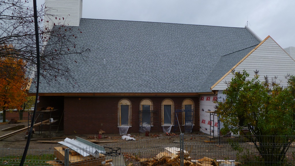 Reconstruction de l'église