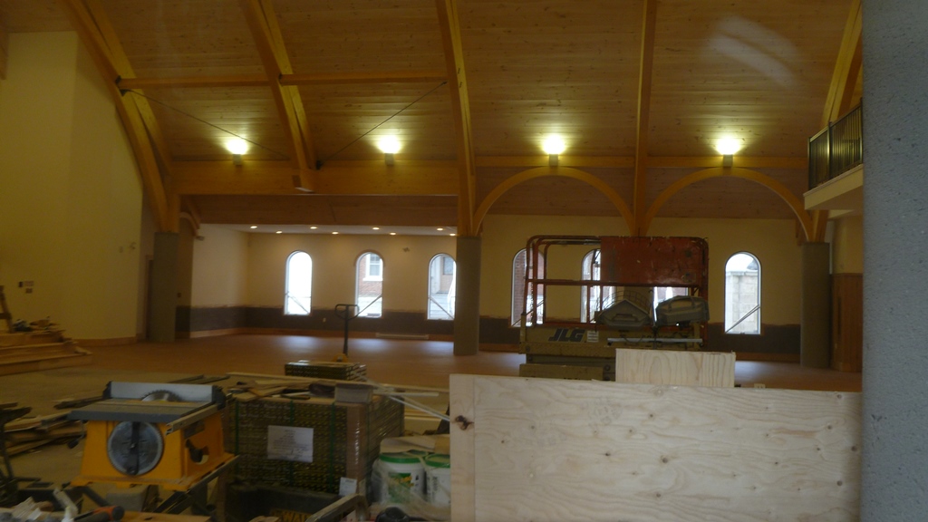 Reconstruction de l'église