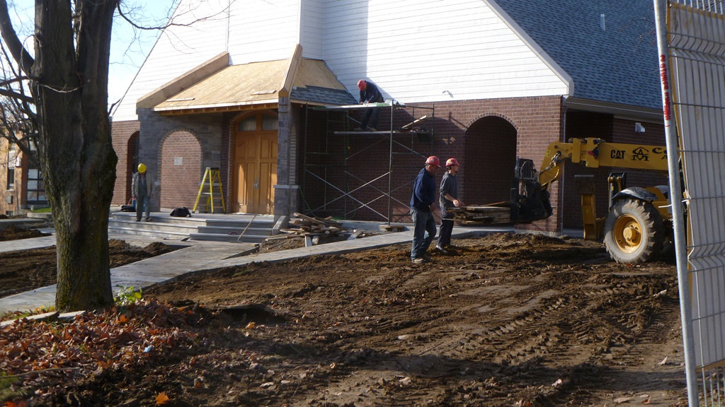 Reconstruction de l'Église