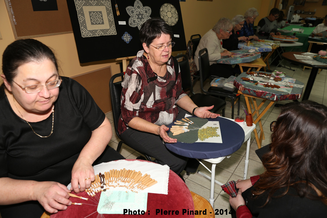 Les dentelières au Château du Bel-Âge