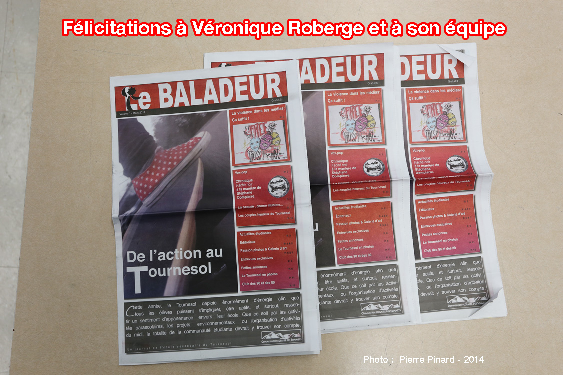 Le Baladeur version papier, 31 ans!
