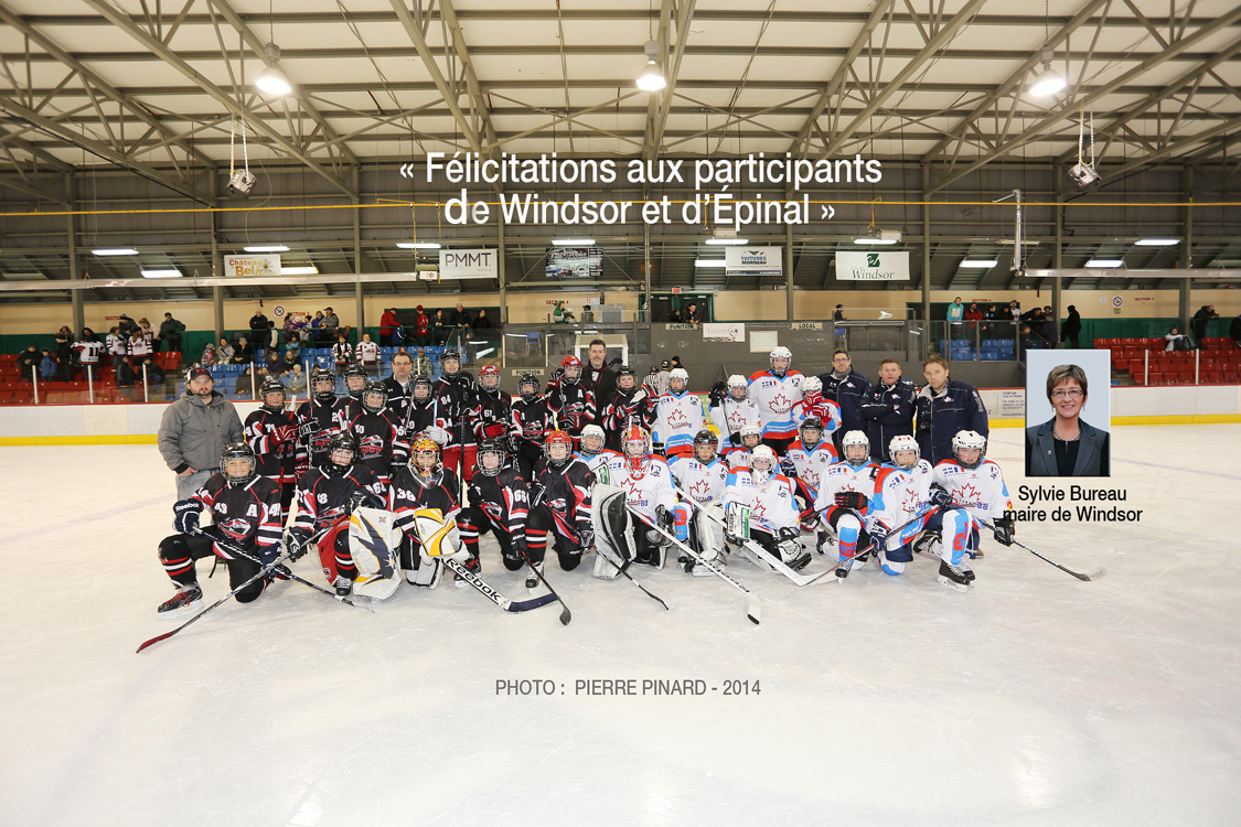 Hockey mineur - L'équipe d'Épinal en visite à Windsor
