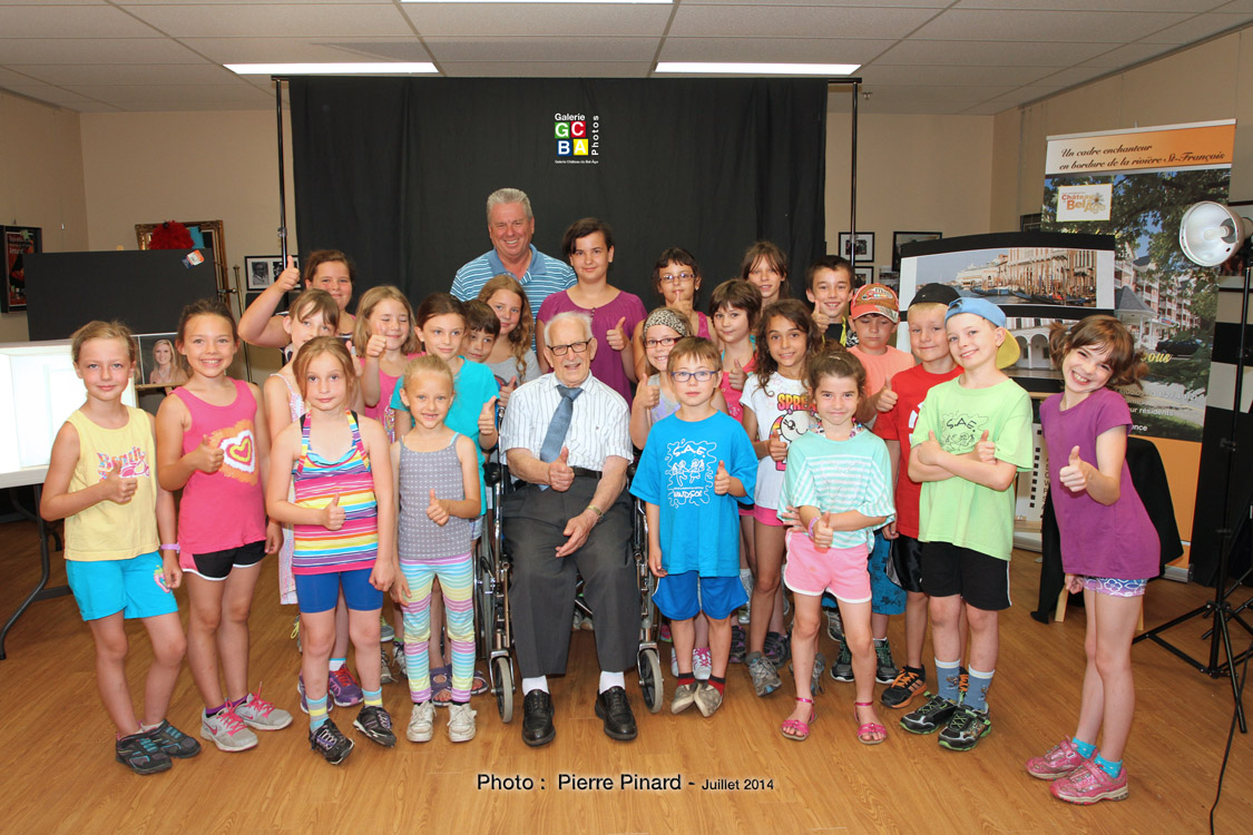 Les jeunes du SRE de Windsor au Studio de Pierre Pinard