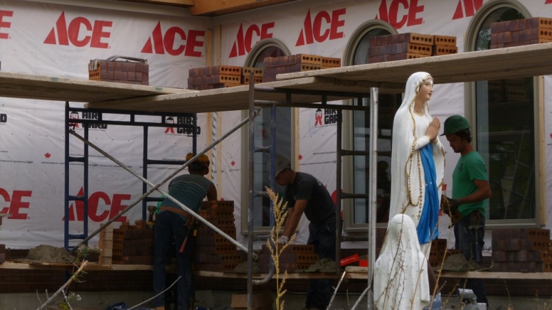 Reconstruction de l'église